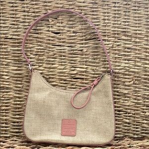 Soft Pink & Fabric Small Liz Claiborne Hand Bag